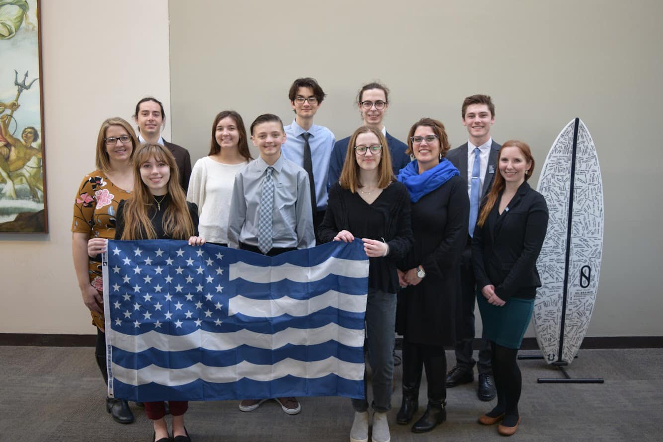 Group of volunteers advocating in Washington, DC